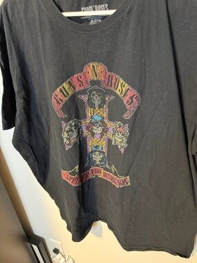 Guns n roses Black Graphic Short-Sleeve Tee